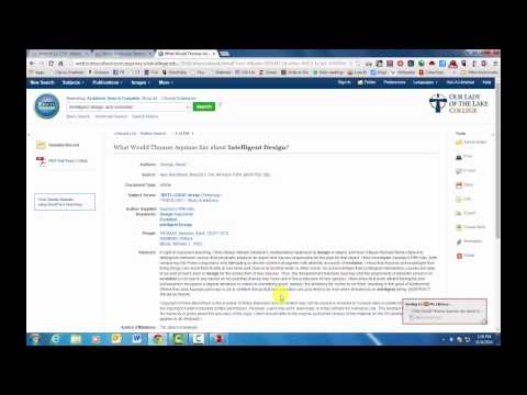 Using EBSCOHost and Zotero