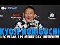 Kyoji Horiguchi 'not scared' of Manel Kape, seeks big win to secure title shot | UFC Vegas 119