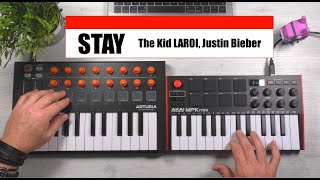 STAY loop Kid LAROI, Justin Bieber Akai MPK mini 3,Arturia Minilab Mk2