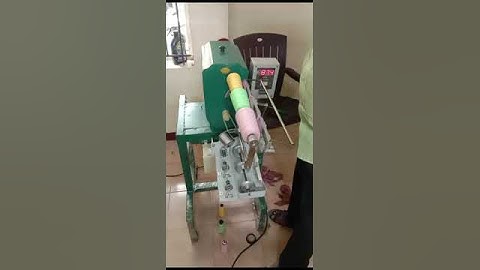 tharead winding machine // SPUN POLYESTER SWING THREAD MACHINE