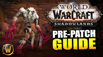 Shadowlands Pre-Patch GUIDE // Everything you need to know!