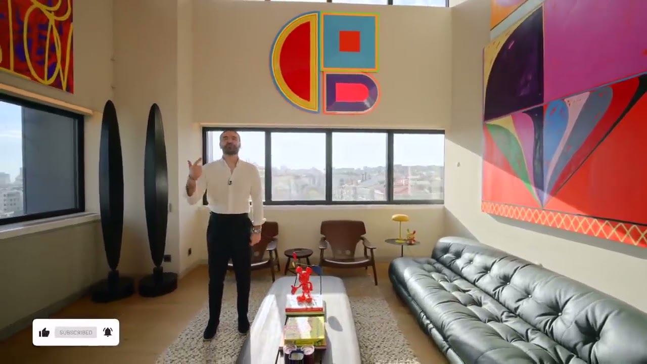 Inside an ISTANBUL PENTHOUSE with a Surprising Art Collection!  |  Enes Yılmazer