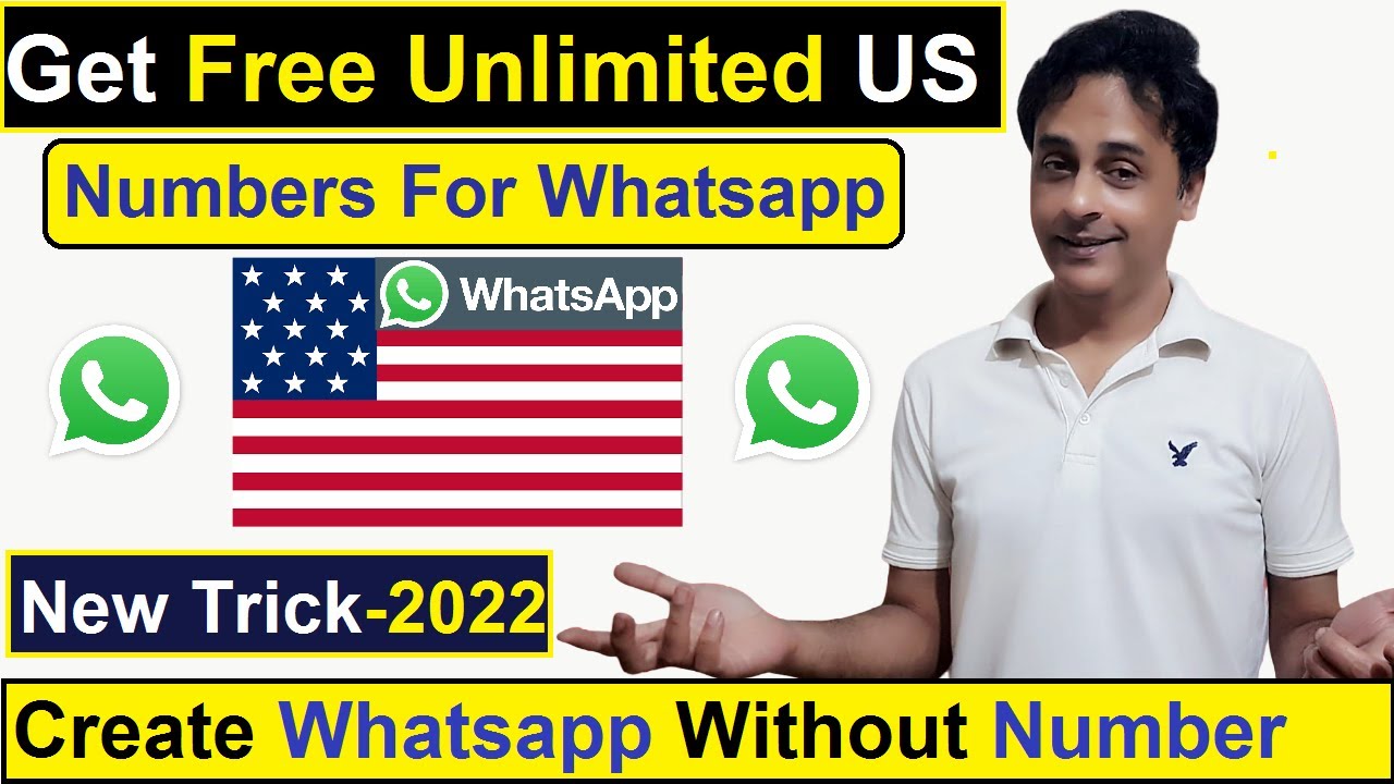 Get free US number for Whatsapp to Create fake Whatsapp Bina Sim