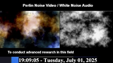 LIVE Paranormal Experiment Stream: Perlin Noise Video & Live Filtered Experiment Audio