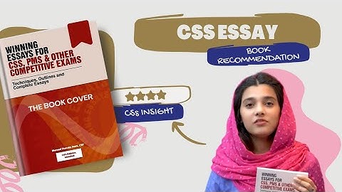 CSS Book Suggestion for English Essay: Winning Essays by Mureed Hussain Jasra | CSS INSIGHT