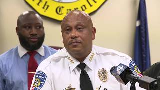 Officials speak after last suspect arrested in bus stop shooting