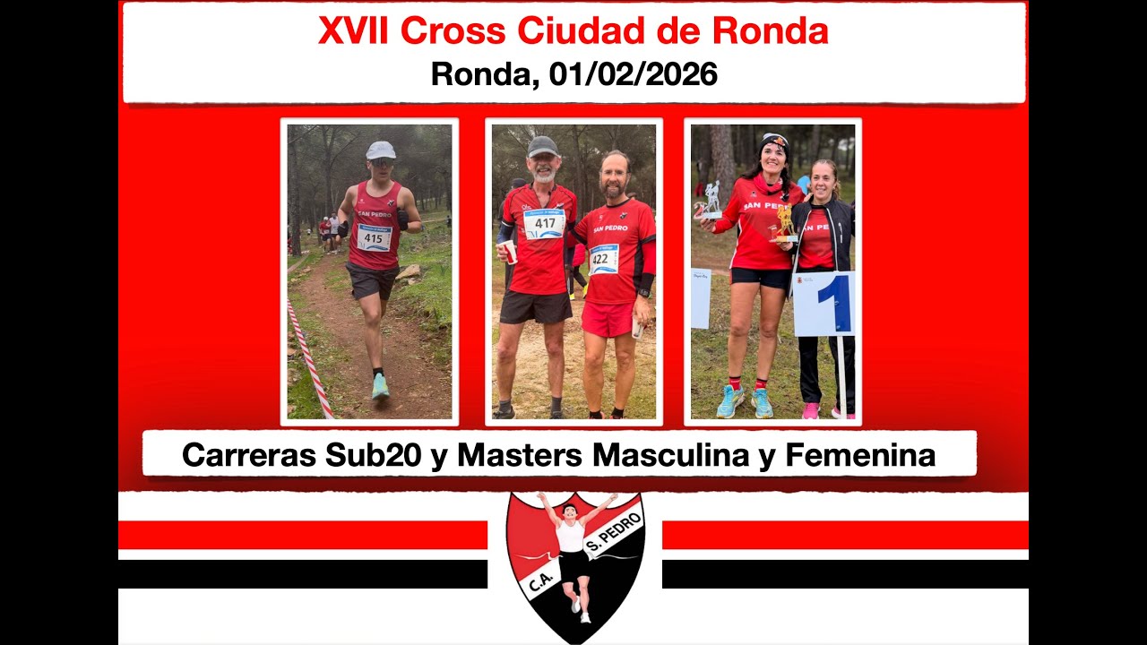 XVII Cross de Ronda Carrera Sub20 y Masters