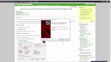 Setup of DDEX provider for LCPI ADO.NET Provider into Visual Stidio 2017