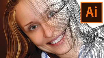 Digital Portrait Render using only Adobe ILLUSTRATOR