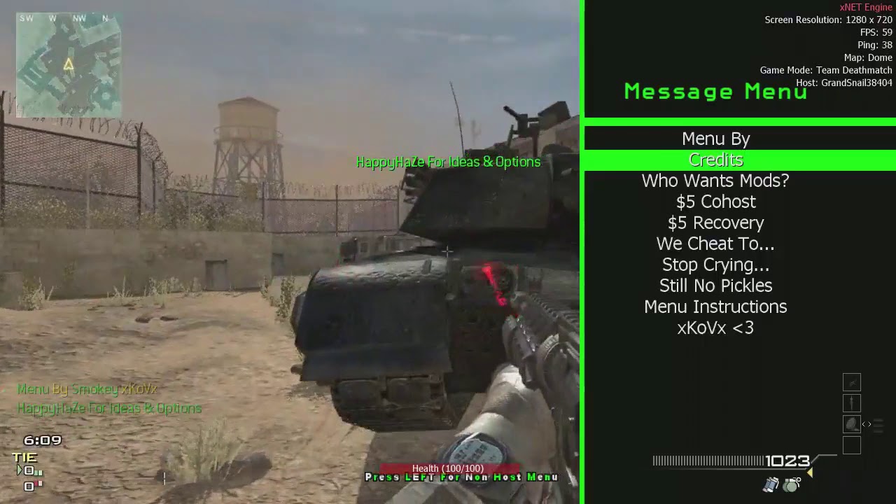 Smokey xKoVx's MW3 Mod Menu Showcase + Download! YouTube
