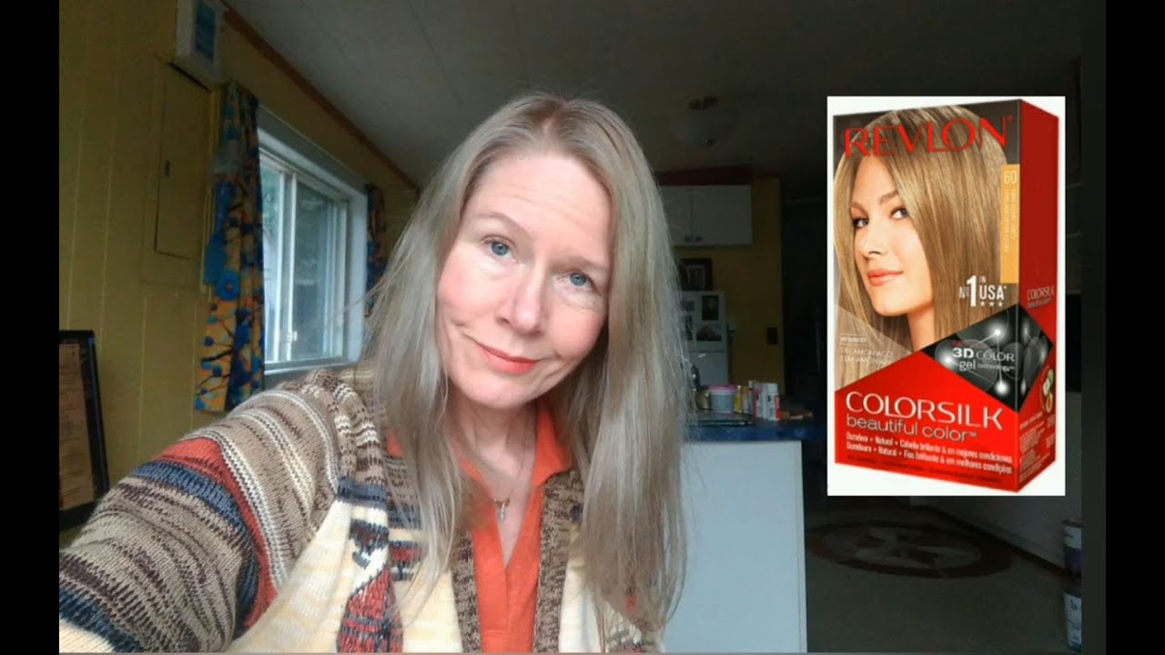 Revlon Colorsilk 60 Dark Ash Blonde, Use & Review