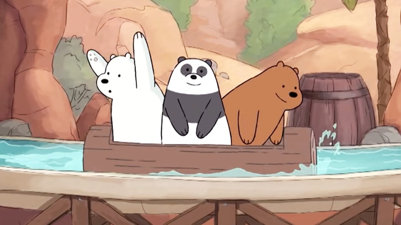  We  Bare  Bears  Log Ride Cartoon  Network YouTube