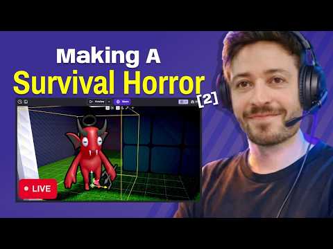 Making A Survival Horror Game - AI Assisted │ live stream (2)