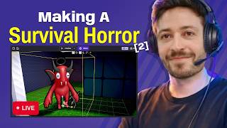 Making A Survival Horror Game - AI Assisted │ live stream (2)