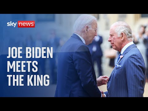 President Joe Biden meets the King