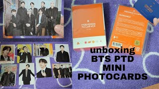 BTS Permission To Dance Mini Photocard SET unboxing #방탄소년단