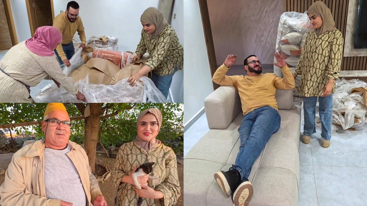 منين تزوجت بعيشة زينة البنات 😍 حياتي تبدلات والدار تنورات 🔥