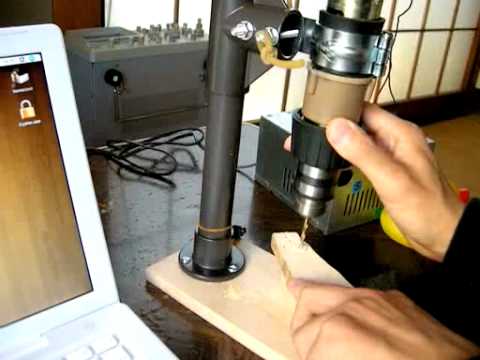 DIY bench Drilling machine - YouTube