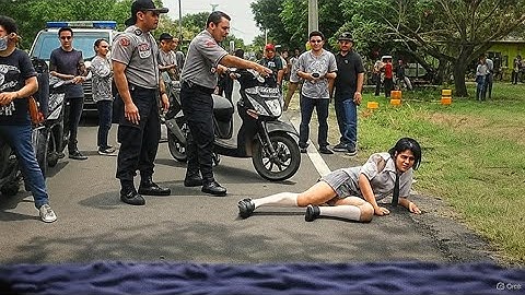 “KISAH VIRAL‼️DUA OKNUM POLISI LANGSUNG APES KARENA SALAH TARGET PALAK SISWI CANTIK INI‼️”