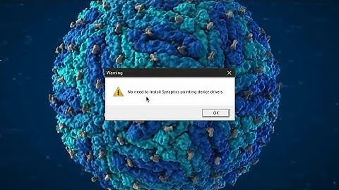 How to Fix: No need to install Synaptics pointing device drivers Dell touchpad