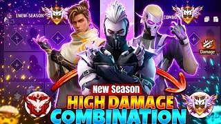 (New Season51) High Damage Character Combination ✅| Br Rank Best Character Combination | Rank Push 