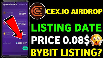 Cex.io Airdrop Listing Date || Cex.io power Tap New Update || Cex.io Airdrop Update Today