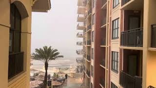 Heavy Rain At The Emerald Grande Hotel, Destin FL (7/15/25)