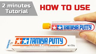 Tamiya putty basic type | Tutorial for beginners