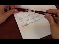 How a fountain pen works fountain pen 101