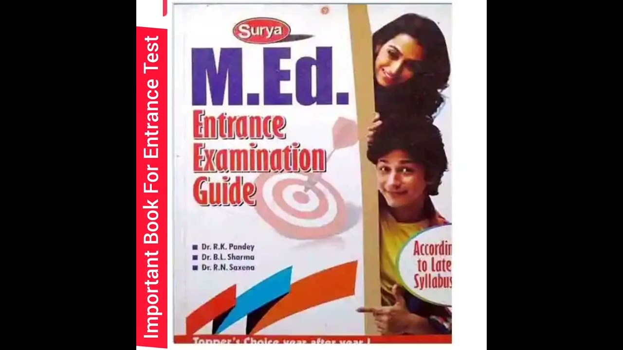 Book For M.Ed Entrance Test💥|| Most important Book 💥