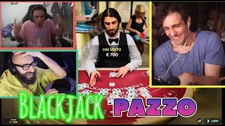 BLUR, IL Marzone & KFrenezy fanno MANI ASSURDE al Blackjack Live - REUPLOAD