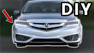 DIY 2016  2017  2018 Acura ILX Front Bumper Removal | How To Remove Front Bumper On Acura ILX