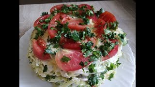 КАБАЧКОВЫЙ ТОРТ! Необыкновенно вкусная закуска из кабачков. КАБАЧКОВЫЙ ТОРТ! Необыкновенно вкусная закуска из кабачков.
