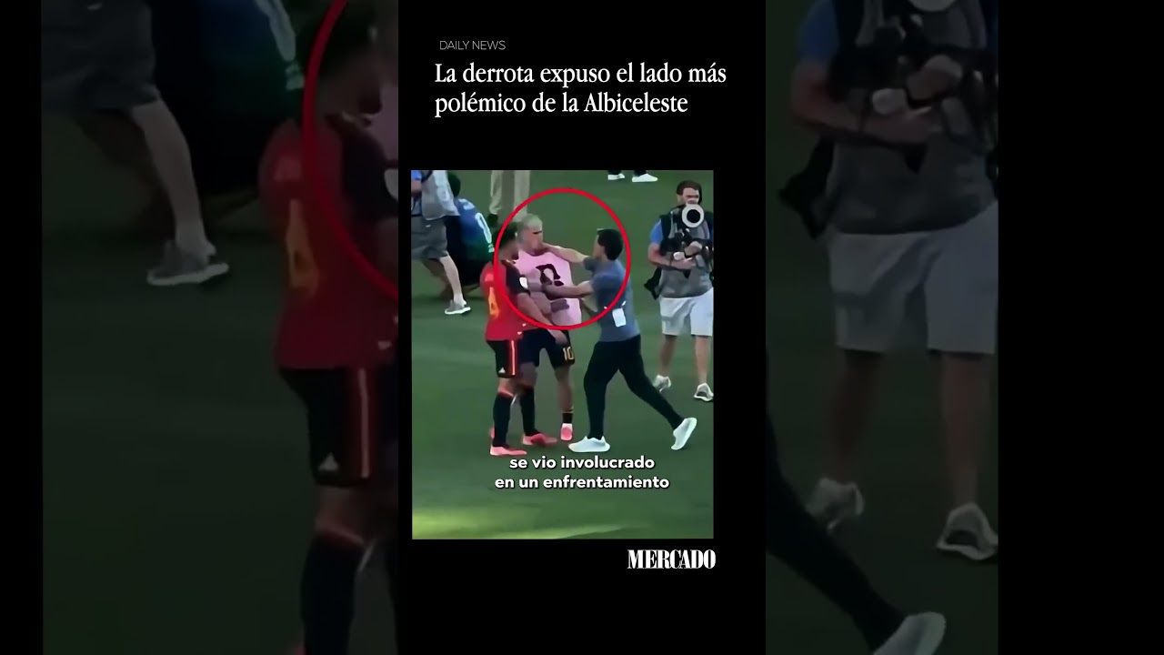 La derrota expuso el lado más polémico de la Albiceleste
