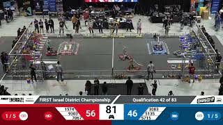 Qualification 42 - 2023 FIRST Israel District Championship