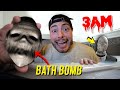 DO NOT USE SLENDER MAN BATH BOMB AT 3 AM!! (IT ACTUALLY WORKED)