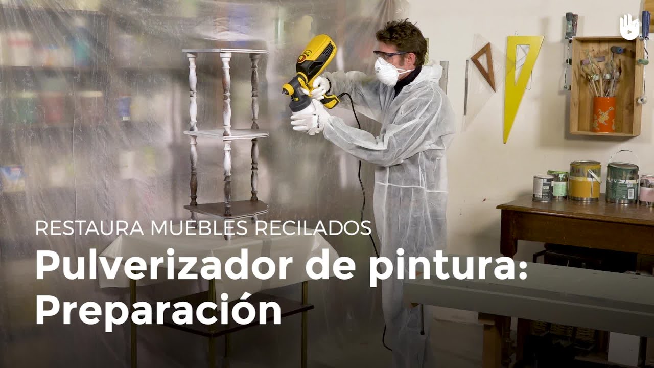 Preparar el pulverizador de pintura