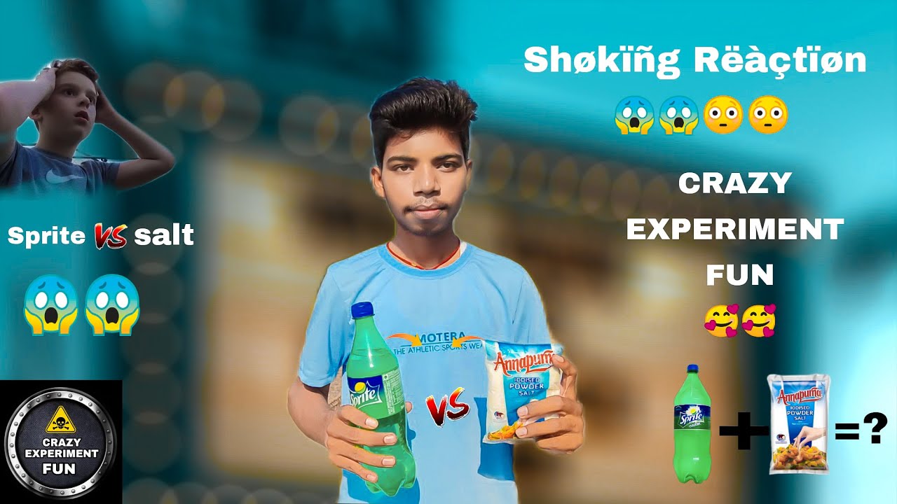 Sprite VS Salt ll What Will Happen If You Mix Sprite and Salt ? 