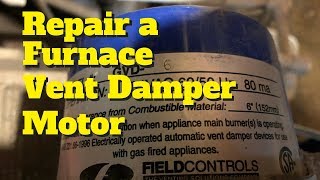 Fix a Stuck FieldControls Model GVD6 Vent Damper Motor