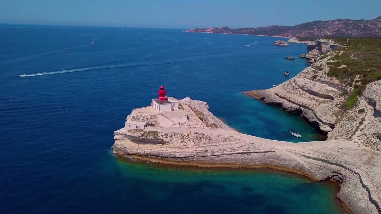Drone Footage Of A Coastal Cliff 