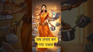 "तनावासुर – जब तनाव बन गया राक्षस" #DesiSuperheroSaga#MarvelStylePoster#UrbanChaosHero#StressMonster