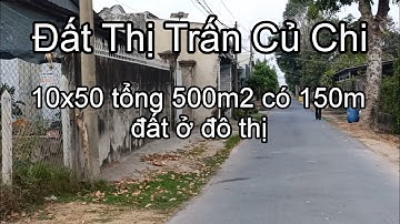 Nhà đất củ chi | giá rẻ | giới thiệu | Lô đất Thị Trấn 500m2 sẵn có 150m2 thổ cư đất đô Thị