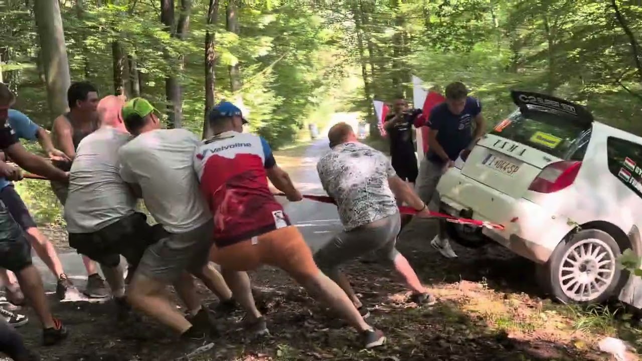 Barum Czech Rally Zlín 2025.🇨🇿. Zsolt Gyuriczky 🇭🇺Crash Rescue 