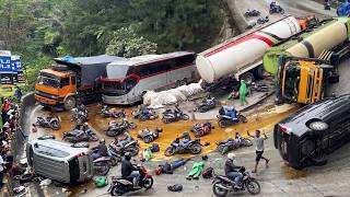 Oil Spill Disaster on the World's Most Extreme Road