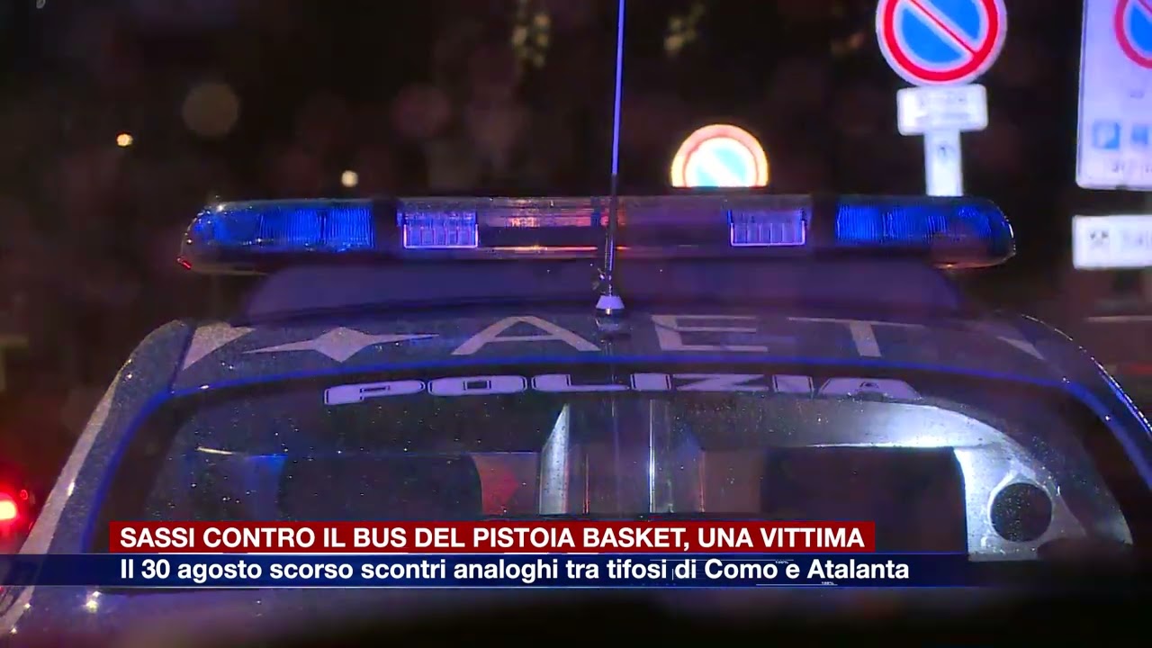 Etg - Sassi contro il bus del Pistoia Basket, morto l’autista. Scontro analogo per i tifosi del Como