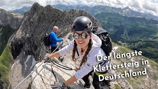 Hindelanger Klettersteig in Oberstdorf: Luftige Gratkraxelei in den Allgäuer Alpen