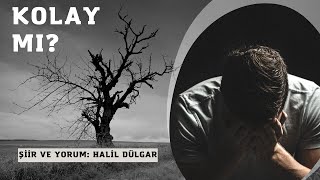 Kolay Mi? -Şiir Ve Yorum Halil Dülgar