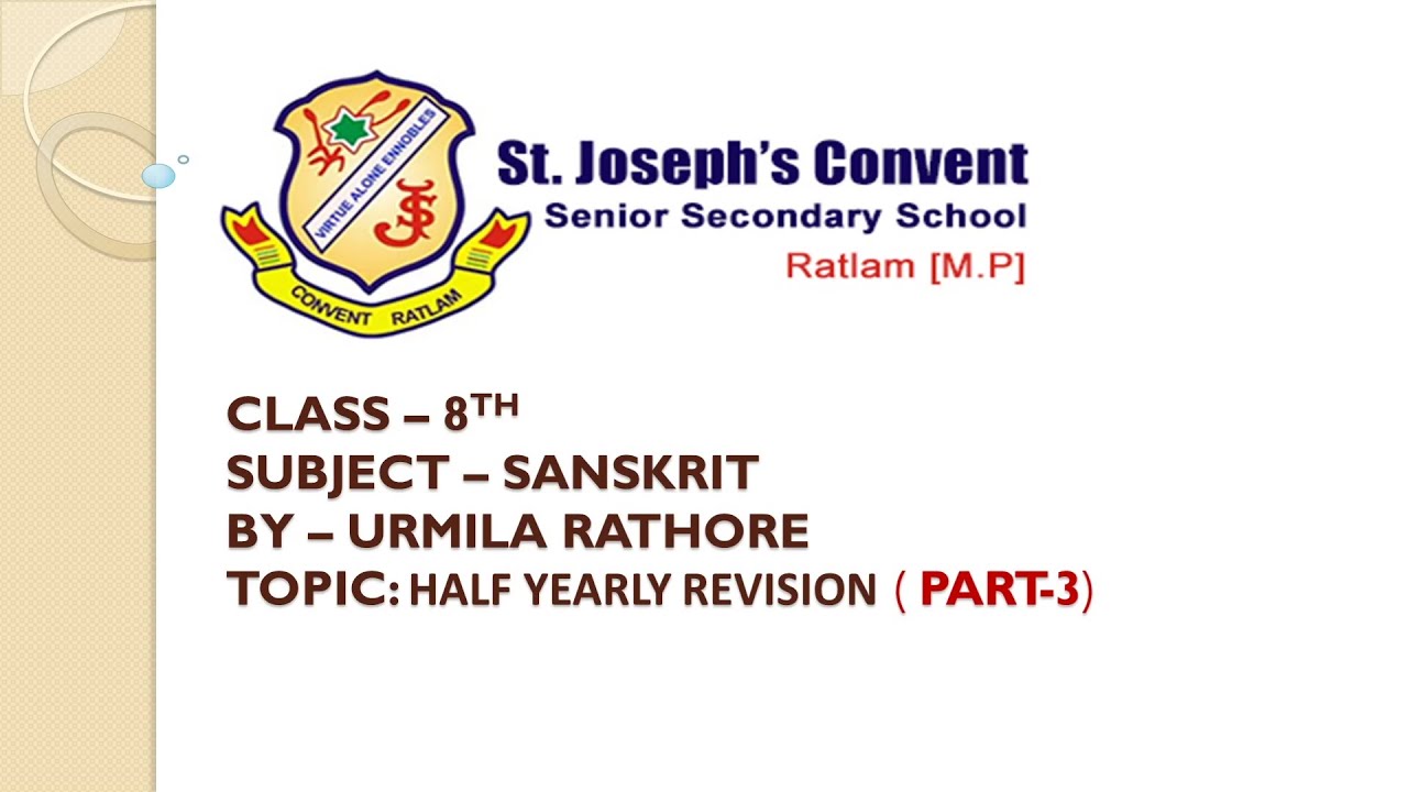 Half Yearly Revivsion Part 3