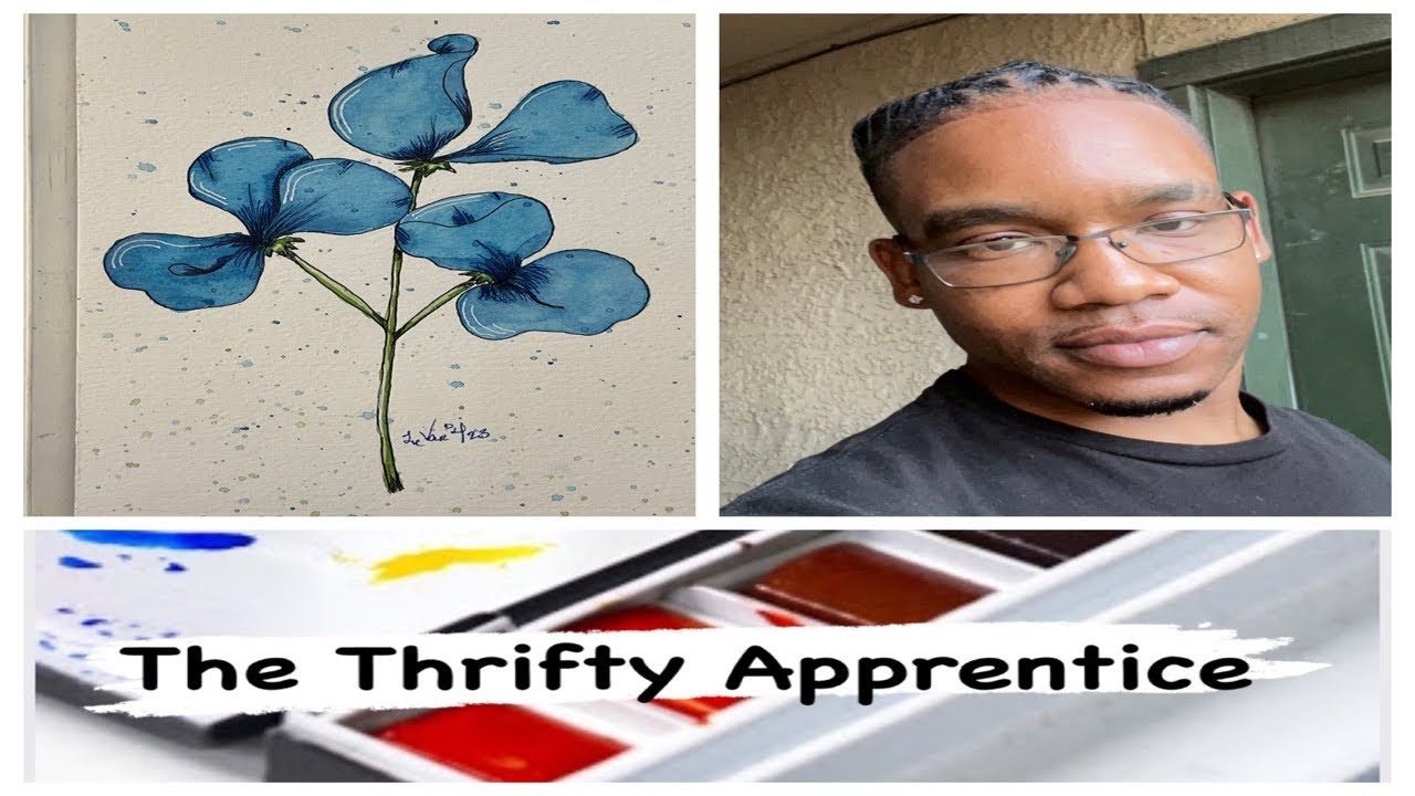 Watercolor Sweat Pea Ink & Wash Swatching Marie’s Masters Watercolor