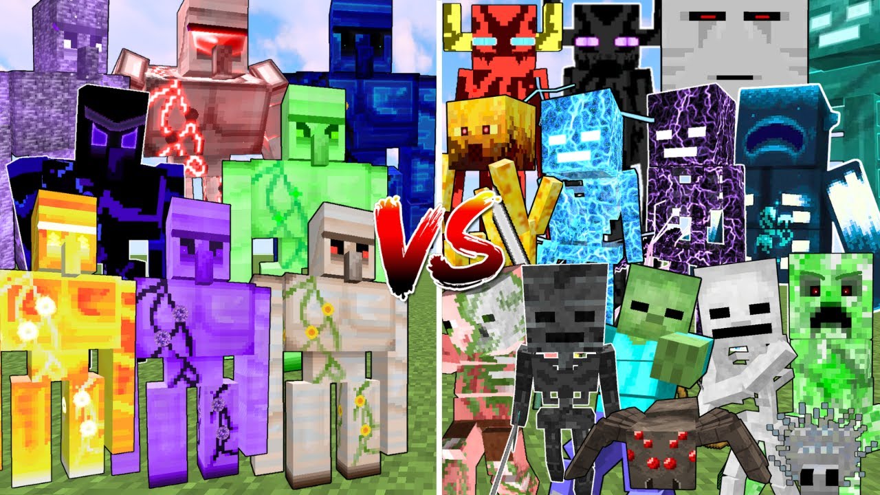 What Minecraft Titan Golem can Defeat the Most Titan Bosses in a Row?